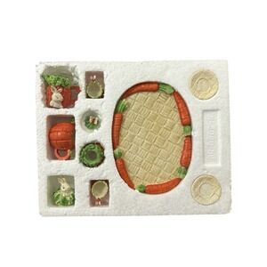 Vintage 1996 Carrots Collectable Miniature Tea Set -Rare‎ Easter Decor